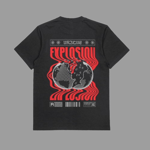 "Explosion" T-shirt - Unique Streetwear